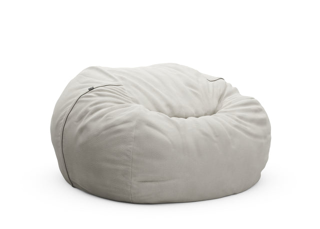 the jumbo beanbag cover - pique - light grey - 140cm x 90cm