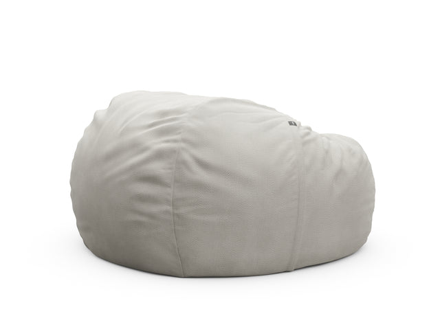 the jumbo beanbag cover - pique - light grey - 140cm x 90cm