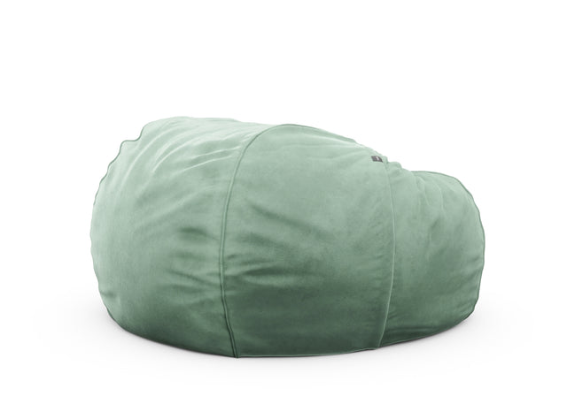 the jumbo beanbag cover - velvet - mint - 140cm x 90cm