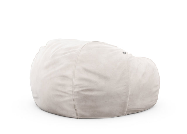 the jumbo beanbag - velvet - creme