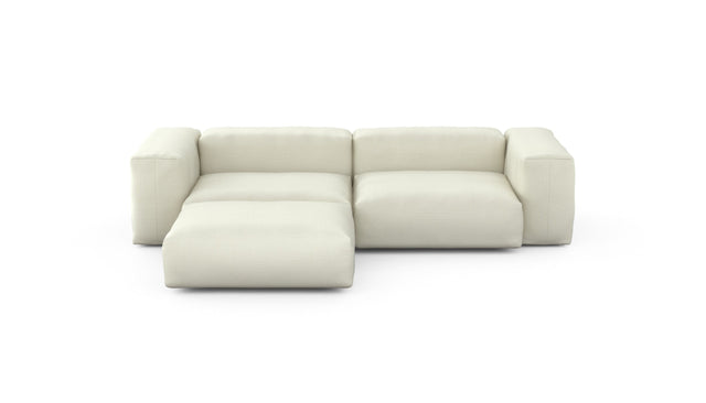 Preset three module chaise sofa - pique - creme - 272cm x 199cm