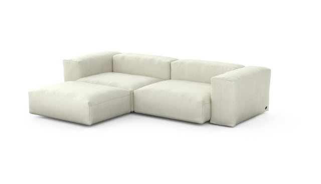 Preset three module chaise sofa - pique - creme - 272cm x 199cm