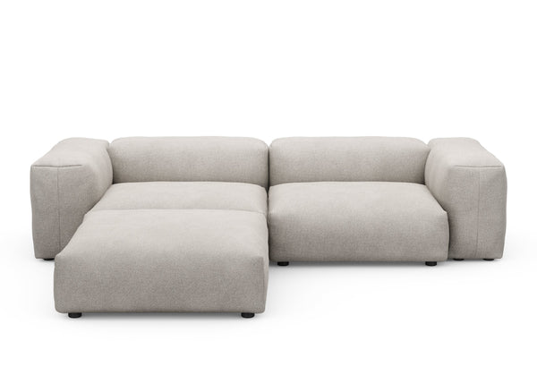 Preset three module chaise sofa - knit - grey - 272cm x 220cm