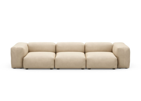 Preset three module sofa - canvas - beige - 314cm x 115cm