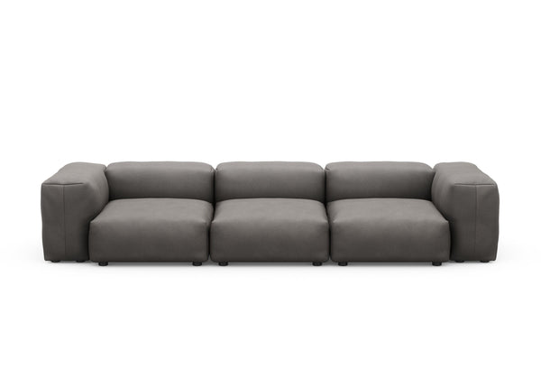Preset three module sofa - canvas - dark grey - 314cm x 115cm