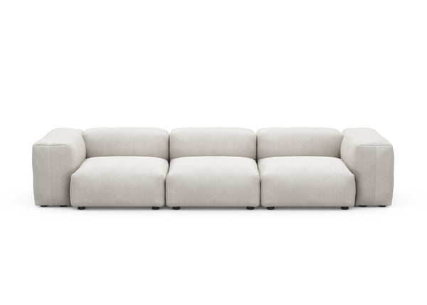 Preset three module sofa - canvas - light grey - 314cm x 115cm