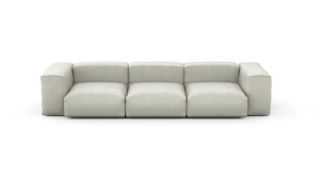 Preset three module sofa - herringbone - stone - 314cm x 115cm