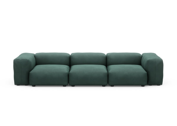 Preset three module sofa - linen - forest - 314cm x 115cm