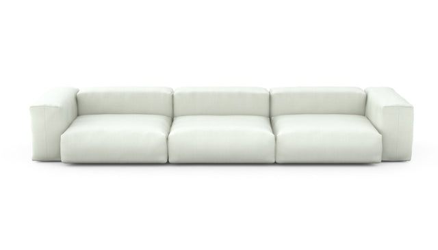 Preset three module sofa - herringbone - creme - 377cm x 115cm