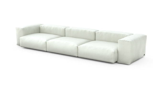 Preset three module sofa - herringbone - creme - 377cm x 115cm