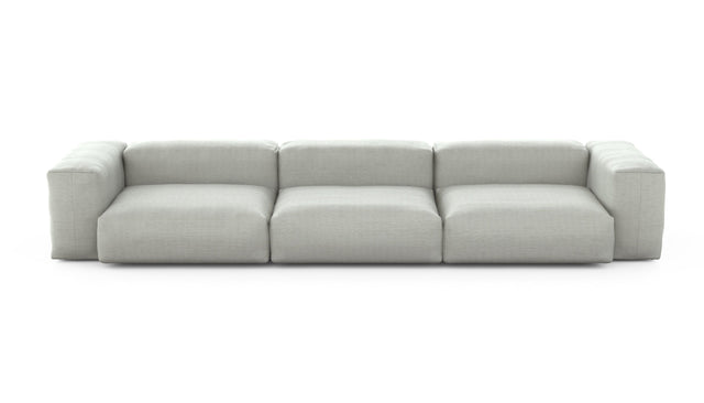 Preset three module sofa - pique - light grey - 377cm x 115cm