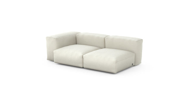 Preset two module chaise - linen - platinum - 199cm x 115cm