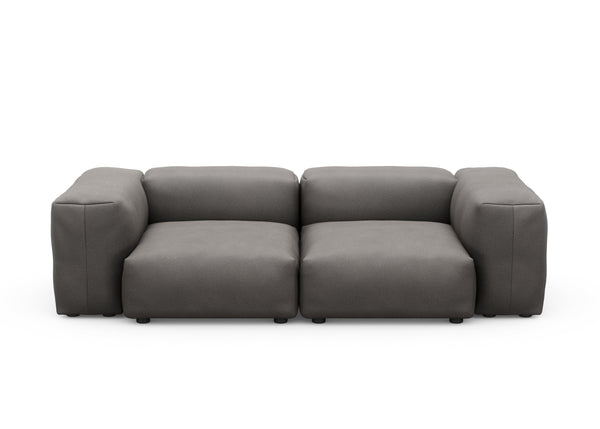 Preset two module sofa - canvas - dark grey - 230cm x 115cm