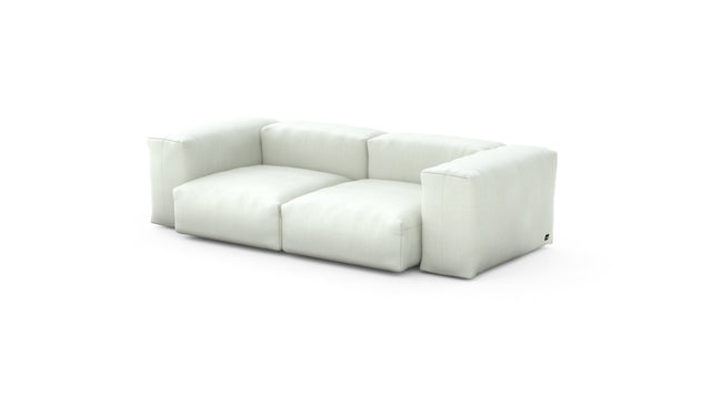 Preset two module sofa - herringbone - creme - 230cm x 115cm