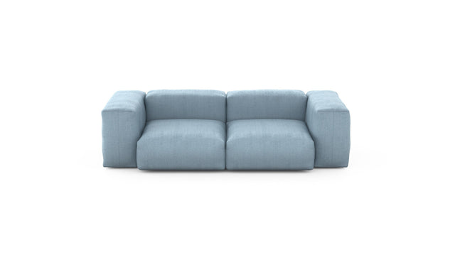 Preset two module sofa - herringbone - light blue - 230cm x 115cm