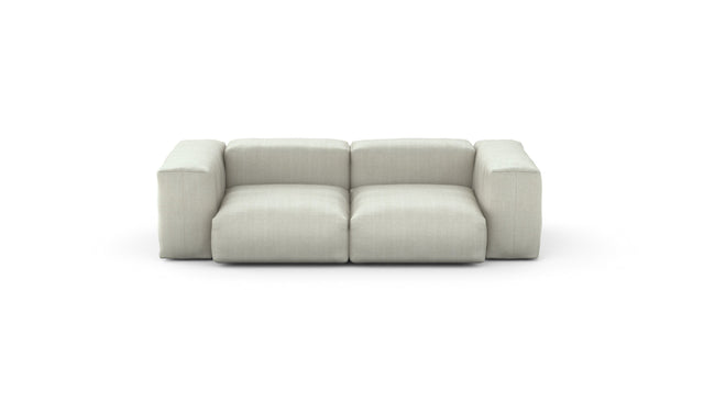 Preset two module sofa - herringbone - stone - 230cm x 115cm