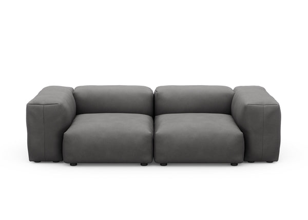 Preset two module sofa - knit - dark grey - 230cm x 115cm