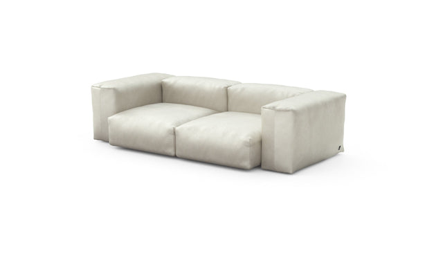 Preset two module sofa - velvet - creme - 230cm x 115cm