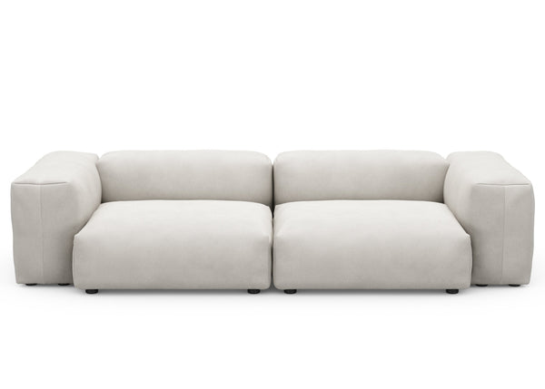 Preset two module sofa - canvas - light grey - 272cm x 115cm