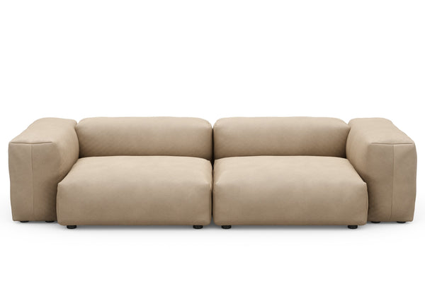 Preset two module sofa - canvas - stone - 272cm x 115cm