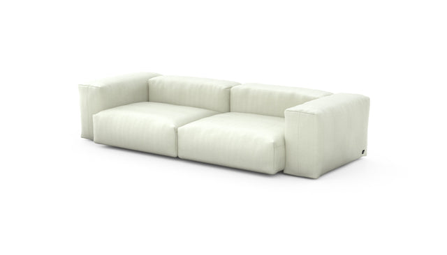 Preset two module sofa - herringbone - beige - 272cm x 115cm