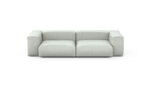 Preset two module sofa - herringbone - light grey - 272cm x 115cm