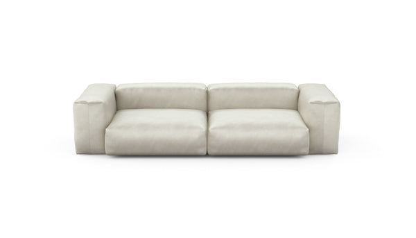 Preset two module sofa - velvet - creme - 272cm x 115cm