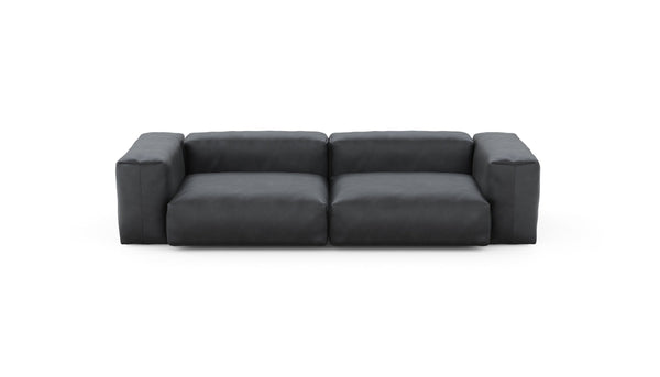 Preset two module sofa - velvet - dark grey - 272cm x 115cm