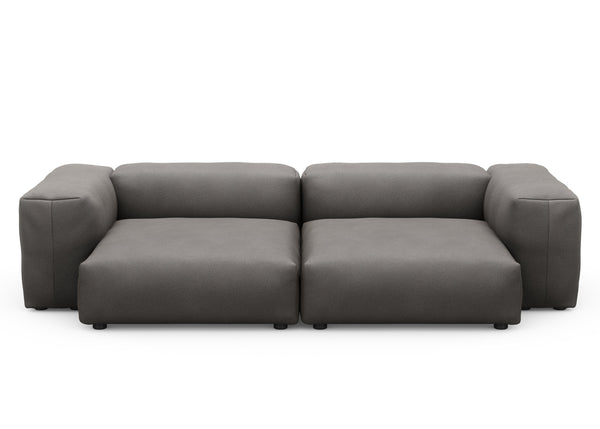 Preset two module sofa - canvas - dark grey - 272cm x 136cm