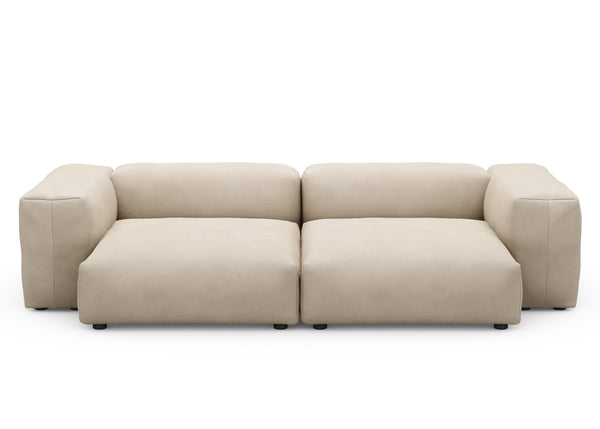 Preset two module sofa - canvas - sand - 272cm x 136cm