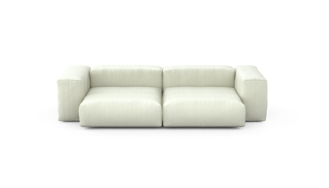 Preset two module sofa - herringbone - beige - 272cm x 136cm