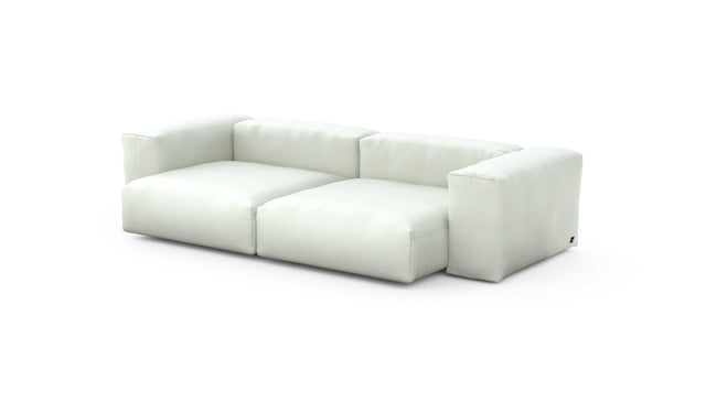 Preset two module sofa - herringbone - creme - 272cm x 136cm