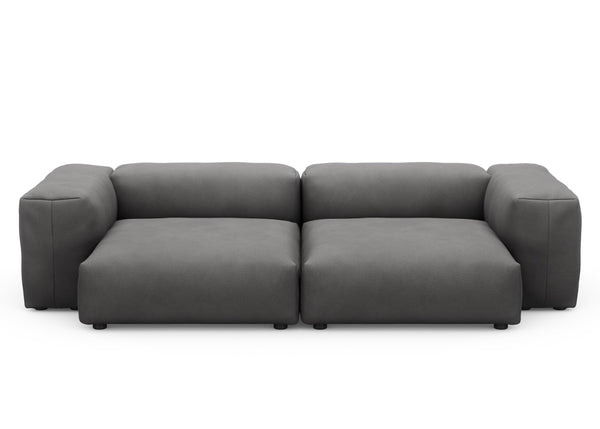 Preset two module sofa - knit - dark grey - 272cm x 136cm