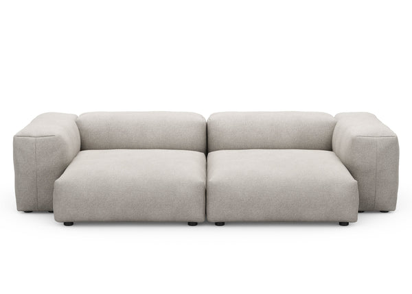 Preset two module sofa - knit - grey - 272cm x 136cm