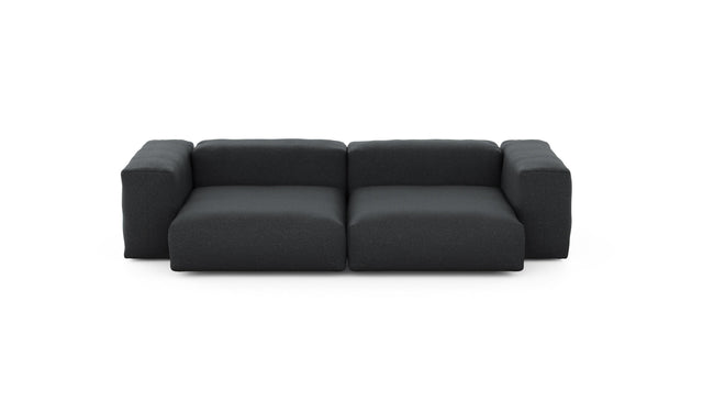 Preset two module sofa - linen - anthracite - 272cm x 136cm