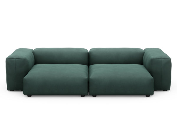 Preset two module sofa - linen - forest - 272cm x 136cm
