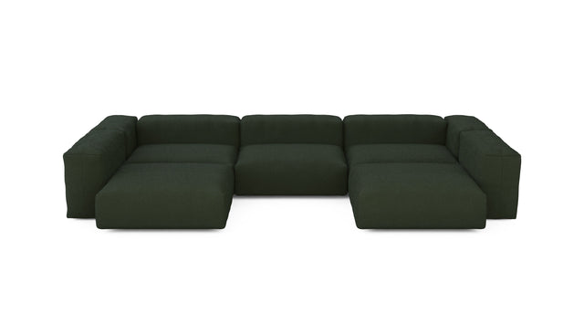 Preset U-shape sofa - loop loop - mousse - 377cm x 220cm