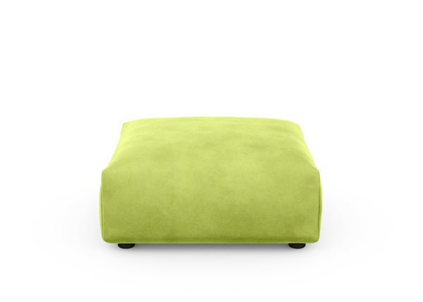 sofa seat - velvet - lime - 84cm x 84cm