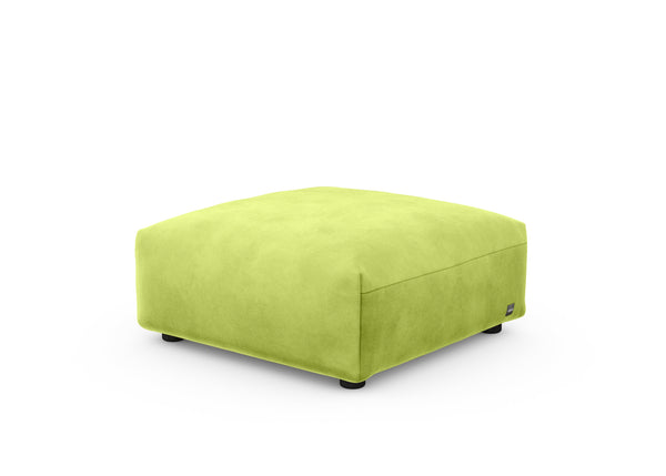 sofa seat - velvet - lime - 84cm x 84cm