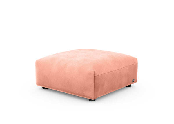 sofa seat 84x84 - velvet - peach