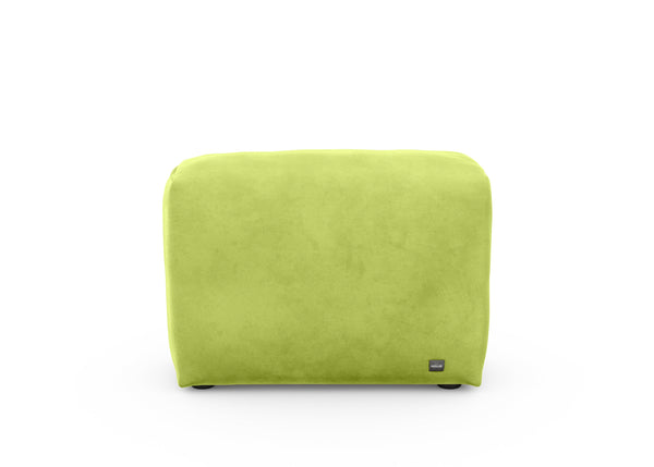 sofa side - velvet - lime - 84xm x 31cm