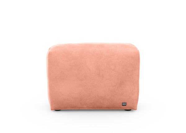 sofa side 84x31 - velvet - peach