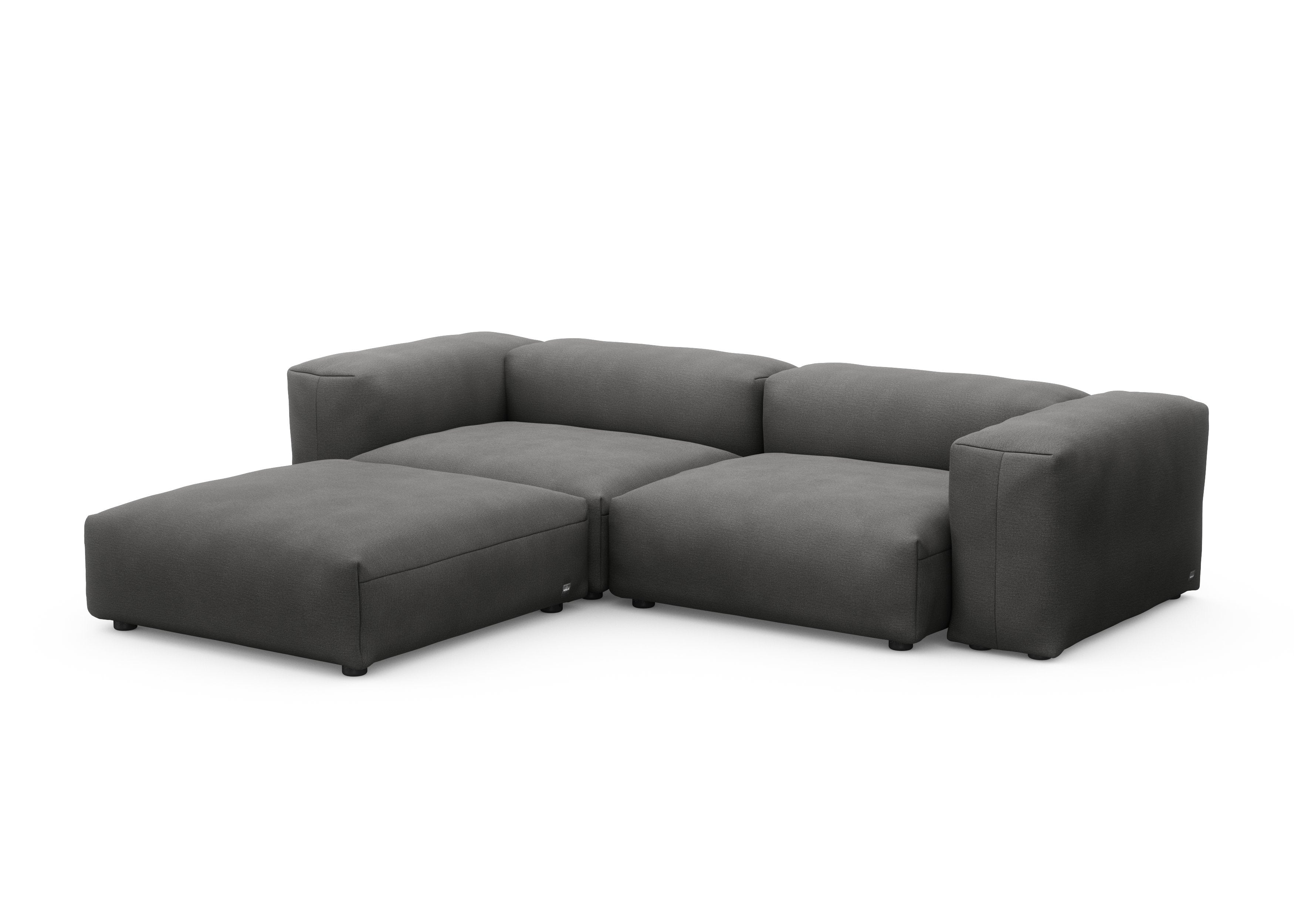 vetsak®-Corner Sofa L Linen anthracite