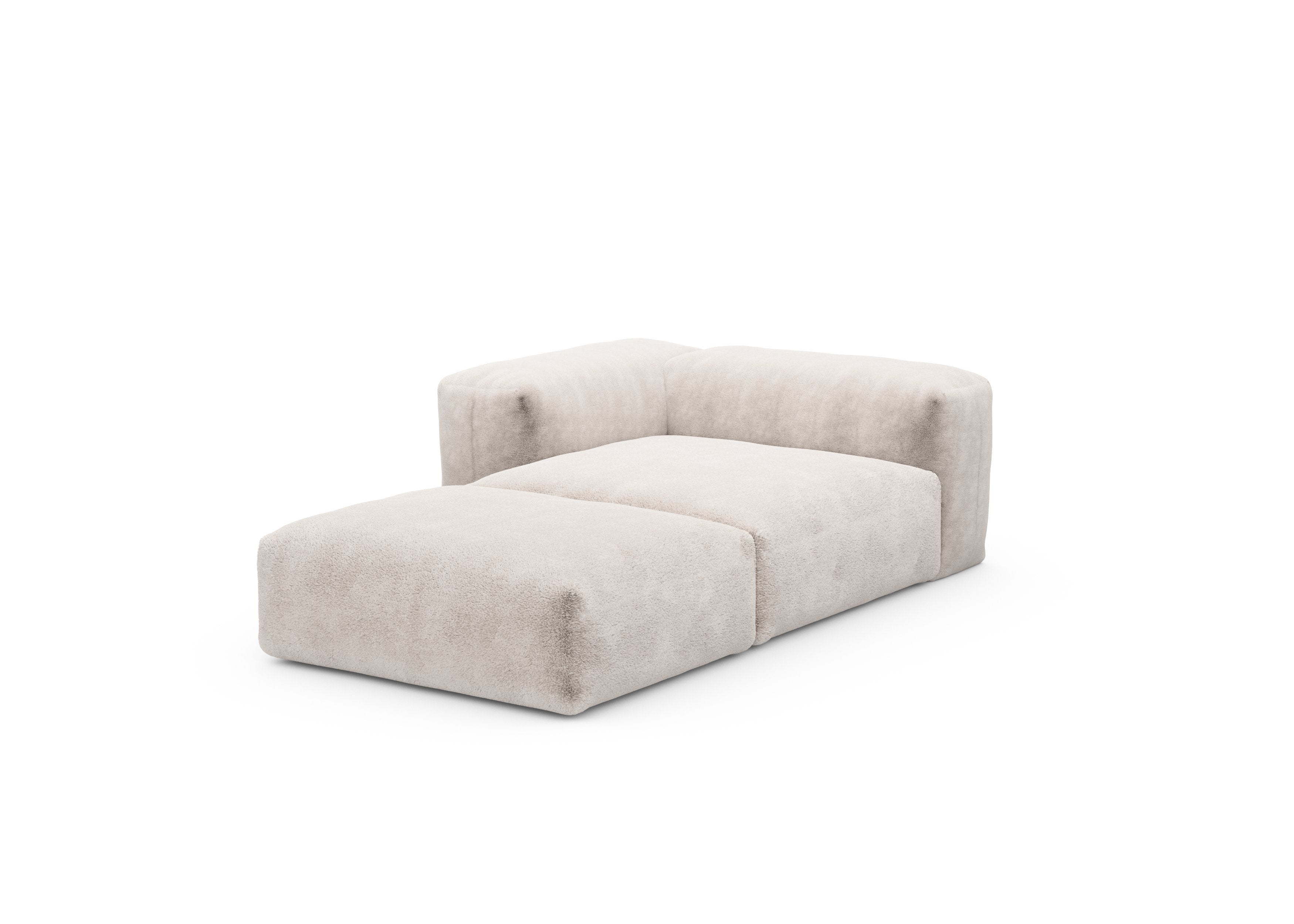 vetsak®-Sofa Daybed L Faux Fur beige