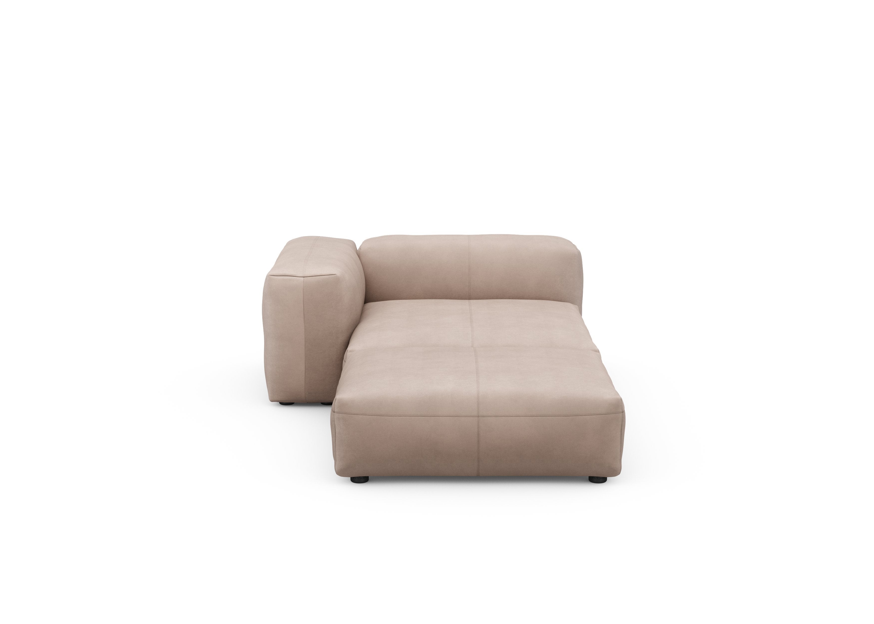 vetsak®-Sofa Daybed L Leather stone