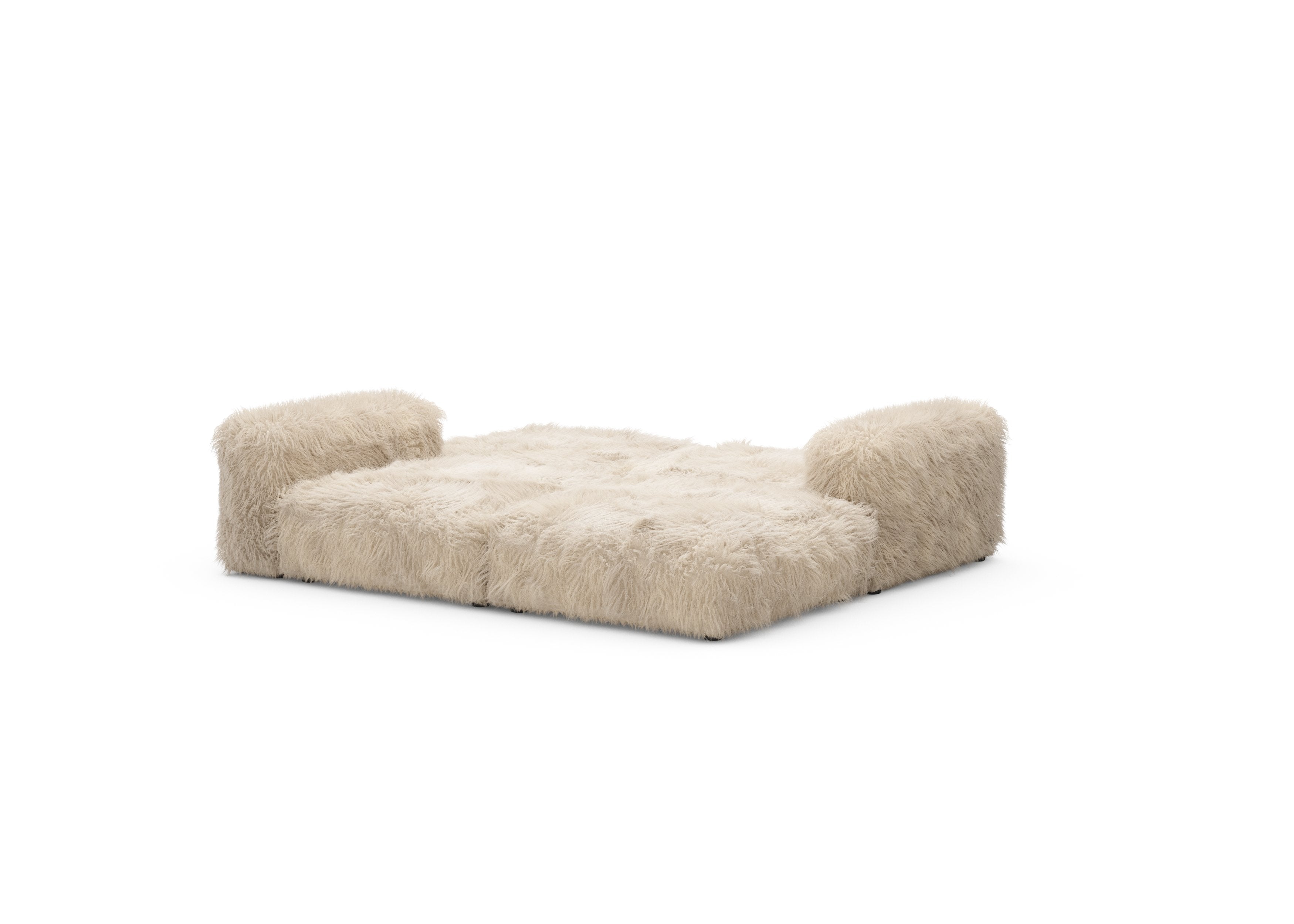 vetsak®-Sofa Loveseat L Flokati beige