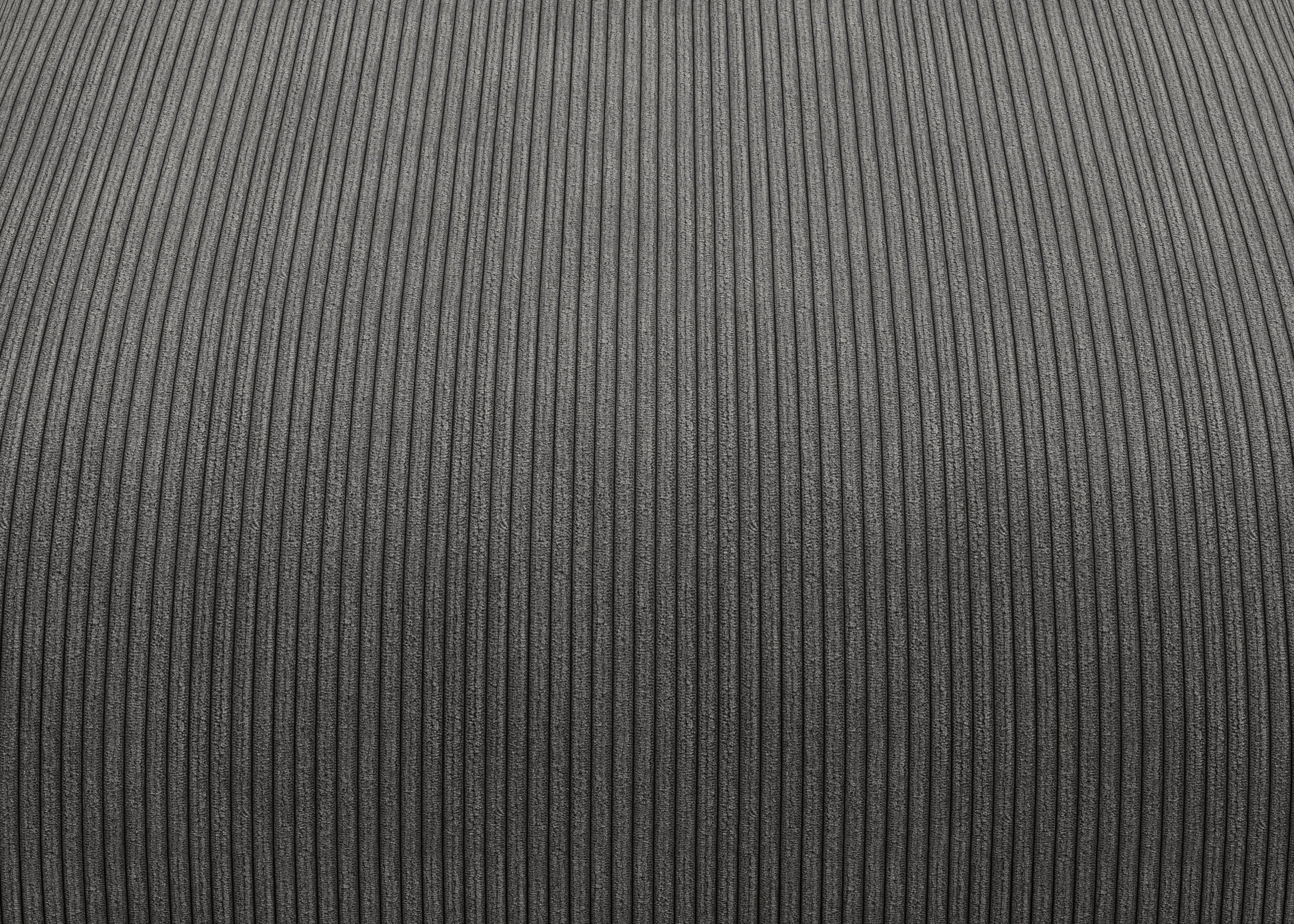 vetsak®-Two Seat Lounge Sofa L Cord Velours dark grey