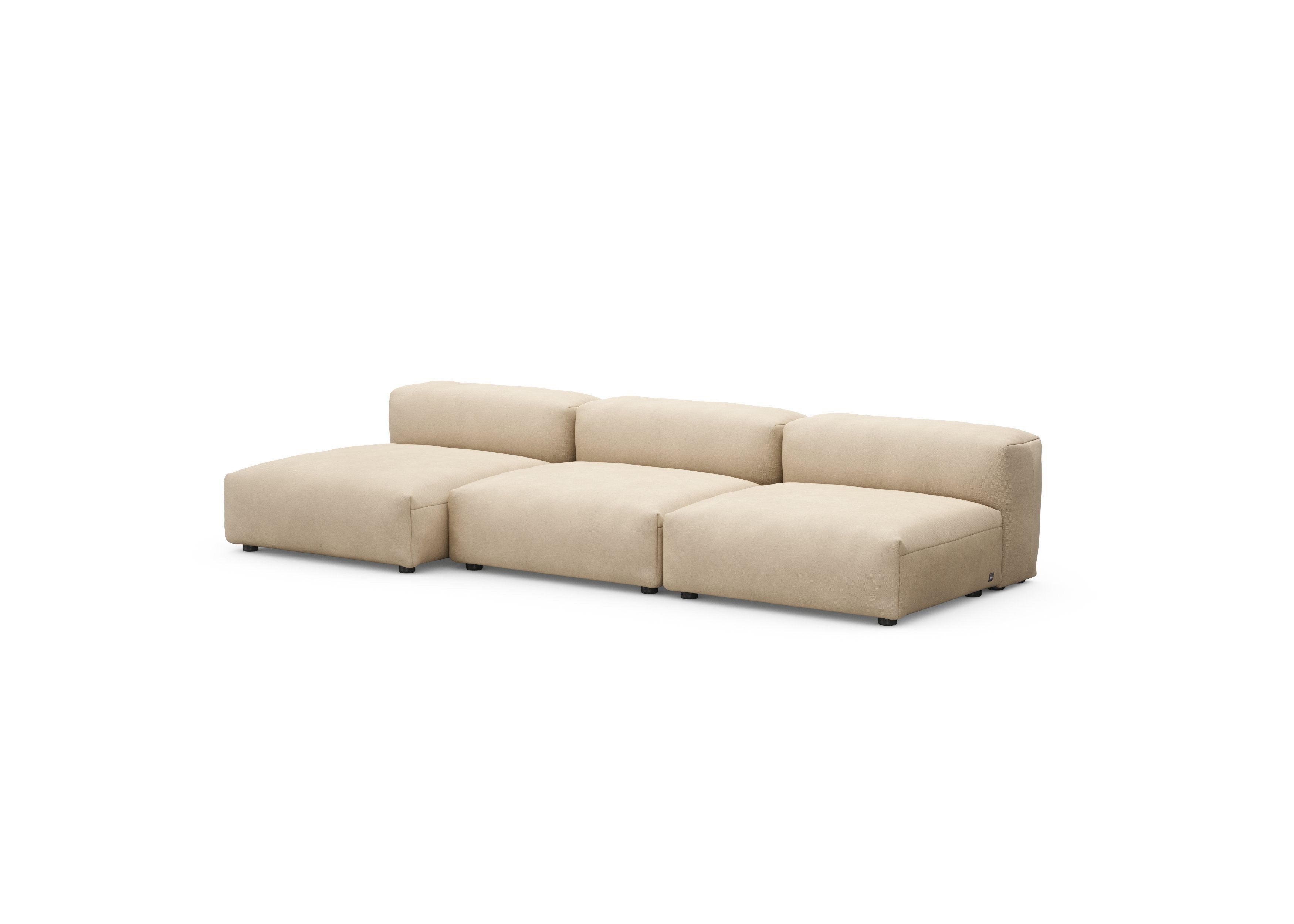 vetsak®-Three Seat Sofa L Canvas sand