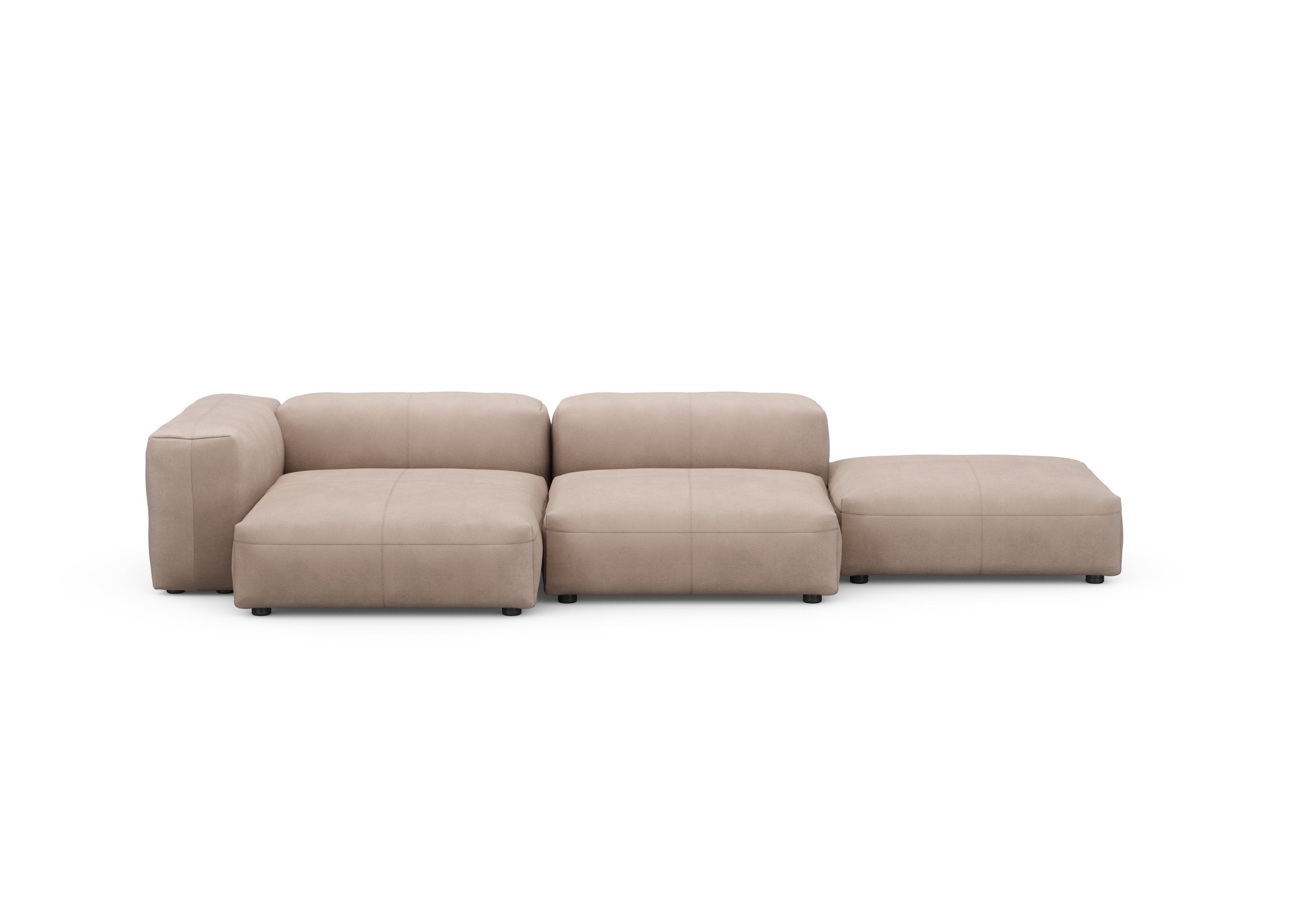 vetsak®-Three Seat Sofa L Leather stone