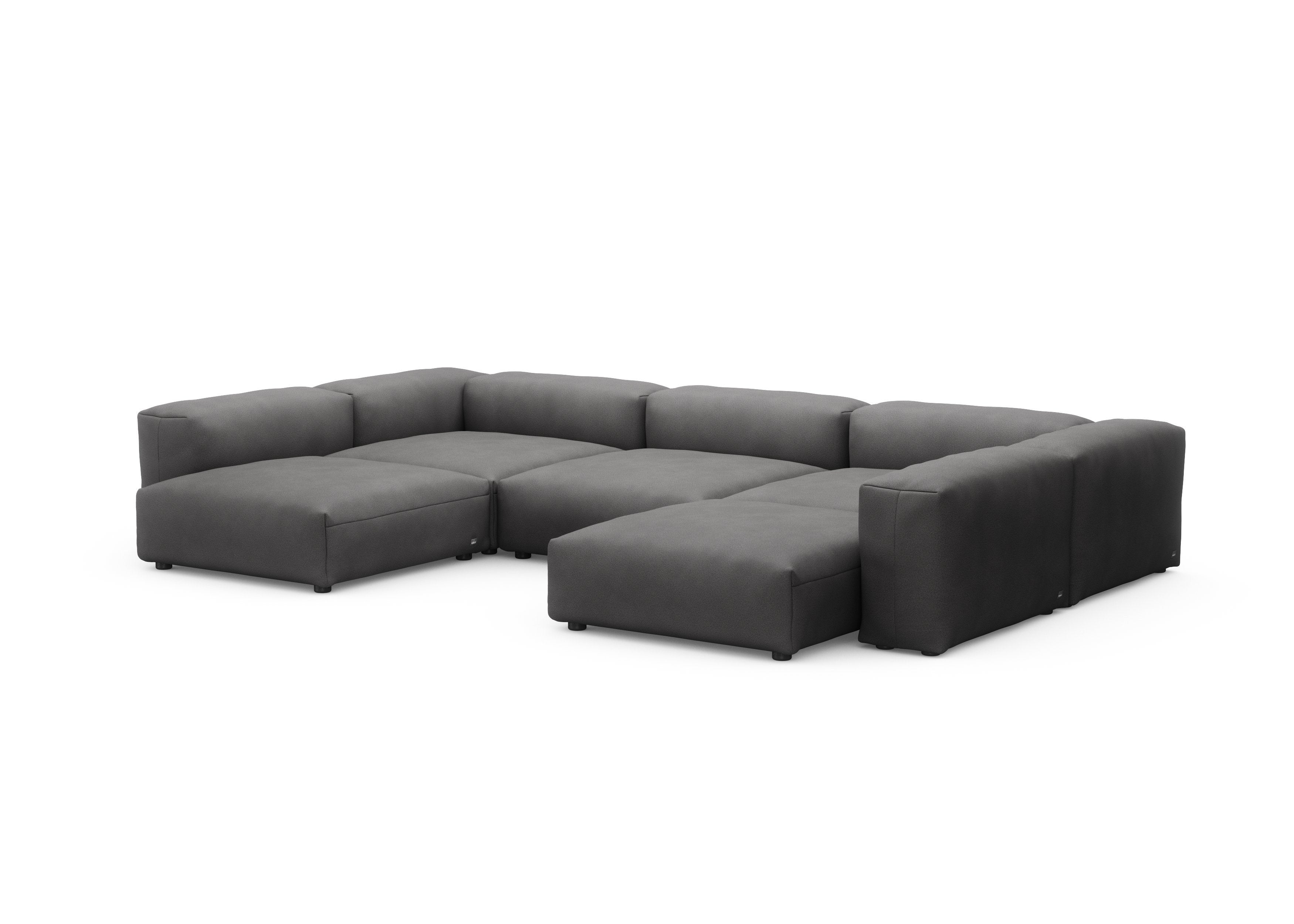 vetsak®-U-Shape Sofa L Knit dark grey